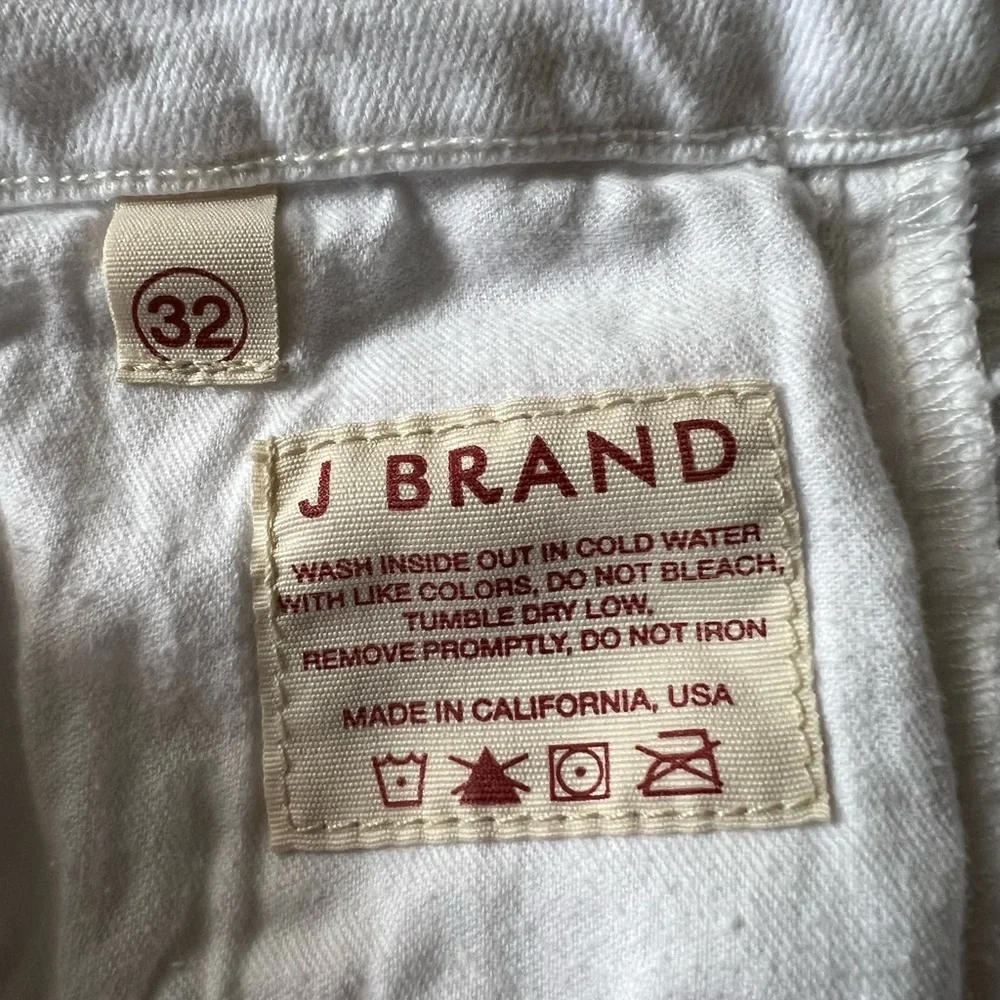 J Brand White Love Story Low Rise Flare Women’s Sz 32 Jeans
